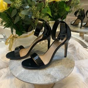 NWOT MIX No 6 black patent sandals with ankle strap